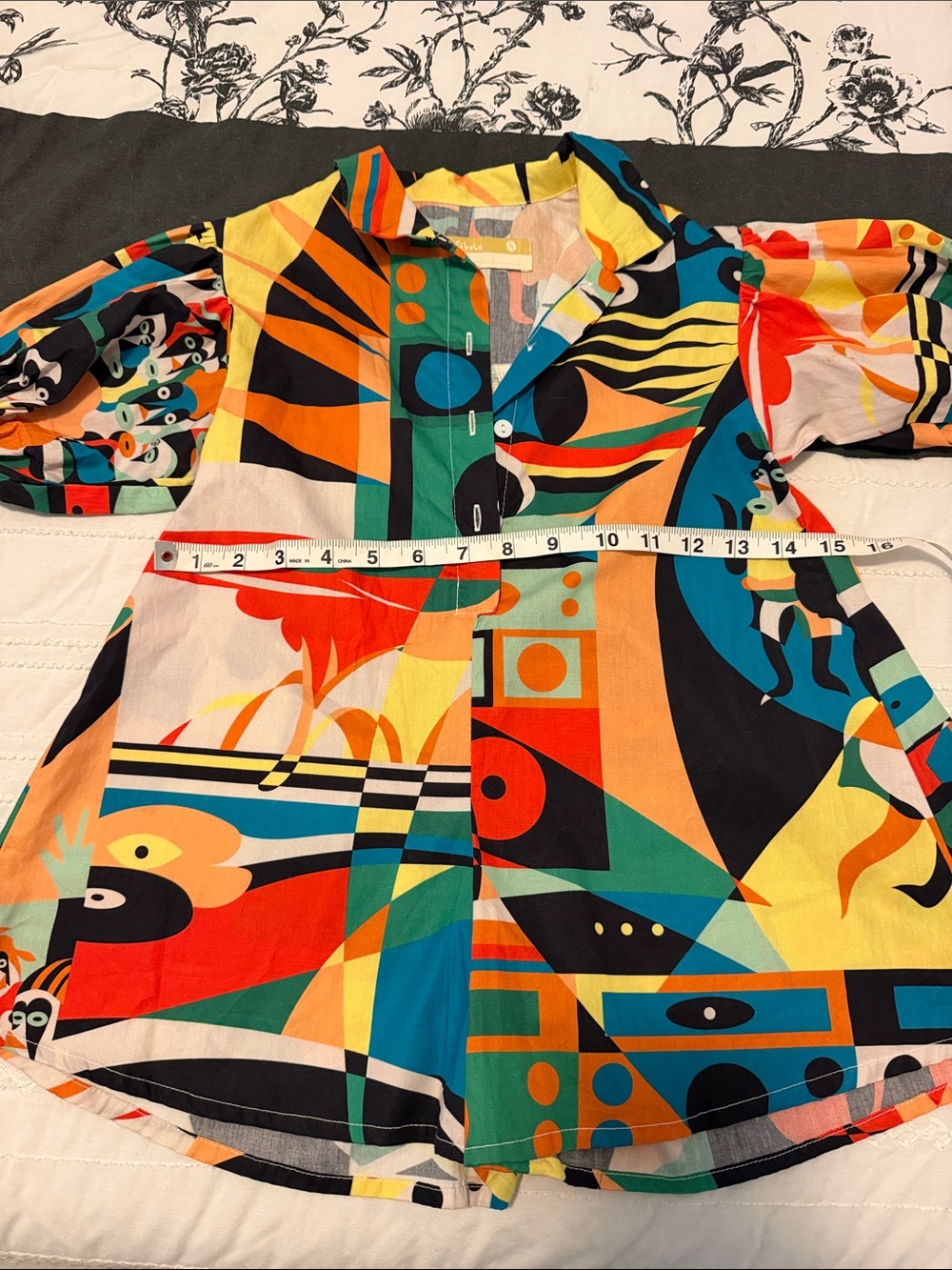 Kids Multicolor Geometric Print Romper - Vibrant Colorblock